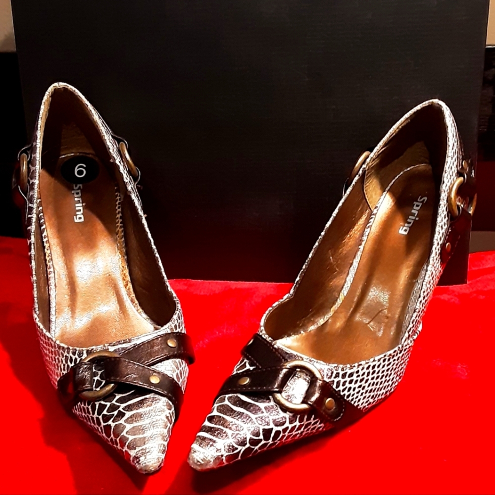 Call It Spring pointed-toe pumps.